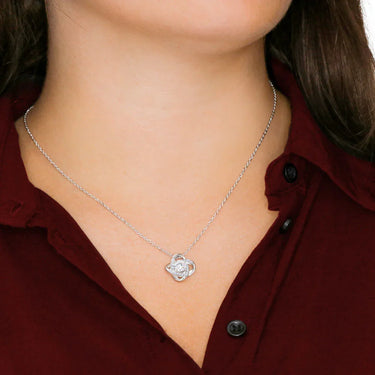 I am sorry - Love Knot Necklace - Apology Gift Set - SLDDL0126 - Sunshine Letters Co